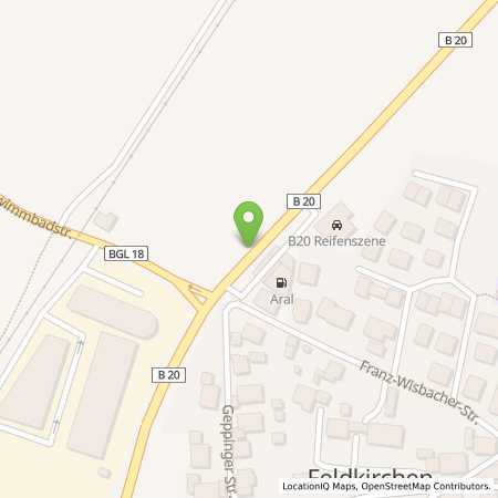 Standortübersicht der Benzin-Super-Diesel Tankstelle: Aral Tankstelle in 83404, Ainring