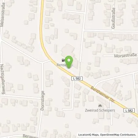 Standortübersicht der Tankstelle Rensing bft-Tankstelle in 48607 Ochtrup