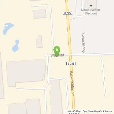 Standortübersicht der Tankstelle Dörge Brennstoffe & in 39397 Schwanebeck