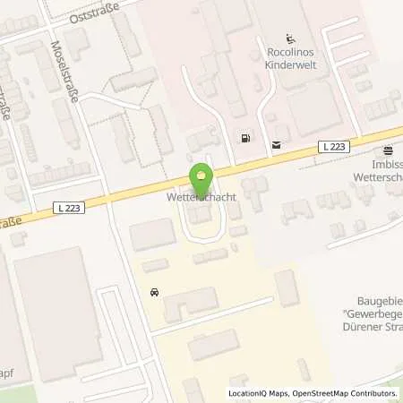 Standortübersicht der Tankstelle TotalEnergies Eschweiler in 52249 Eschweiler