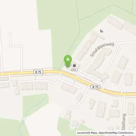 Standortübersicht der Tankstelle OIL! Tankstelle Lübeck in 23558 Lübeck