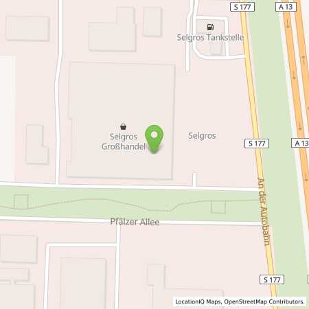 Standortübersicht der Benzin-Super-Diesel Tankstelle: SELGROS in 01471, Radeburg