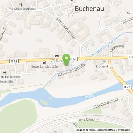 Standortübersicht der Tankstelle Honsel TS Buchenau in 35232 Dautphetal (Buchenau)