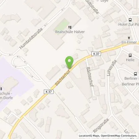 Standortübersicht der Tankstelle BFT Station Rainer Wiebusch in 58553 Halver