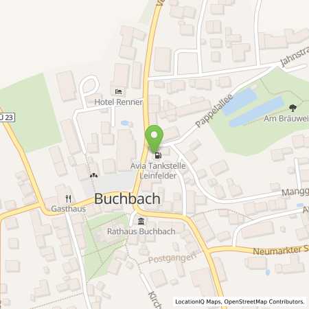Standortübersicht der Benzin-Super-Diesel Tankstelle: AVIA Tankstelle in 84428, Buchbach
