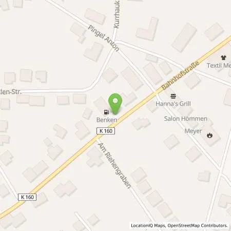 Standortübersicht der Tankstelle AVIA Tankstelle in 49699 Lindern (Oldenburg)