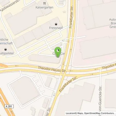 Standortübersicht der Tankstelle CleanCar AG NL 124 in 38122 Braunschweig