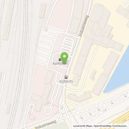 Standortübersicht der Tankstelle Raiffeisen Tankstelle Münster in 48155 Münster
