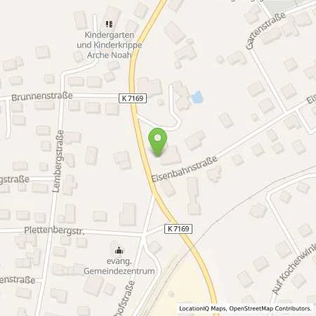 Standortübersicht der Tankstelle AVIA Tankstelle in 72355 Schömberg