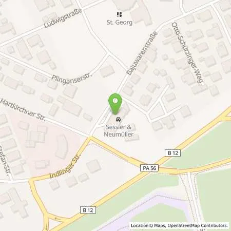 Standortübersicht der Tankstelle SPRIT24 in 94060 Pocking