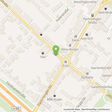 Standortübersicht der Tankstelle star Tankstelle in 50389 Wesseling
