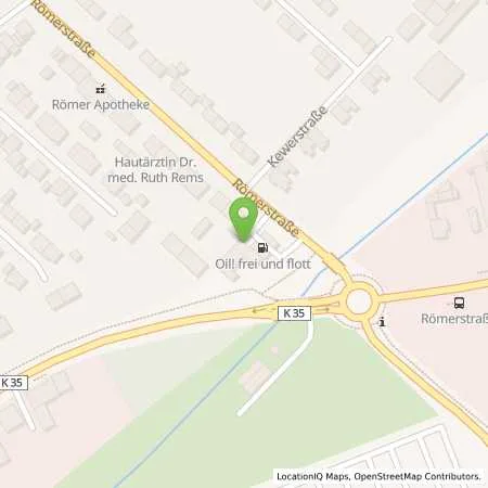 Standortübersicht der Tankstelle OIL! Tankstelle Rheinberg in 47495 Rheinberg