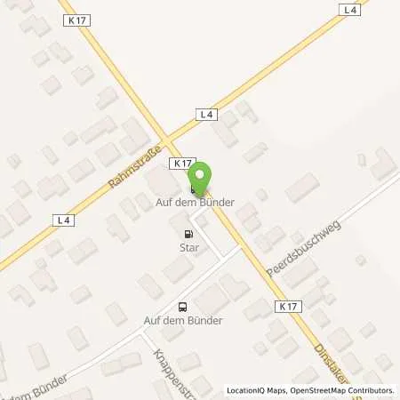 Standortübersicht der Tankstelle star Tankstelle in 46562 Voerde