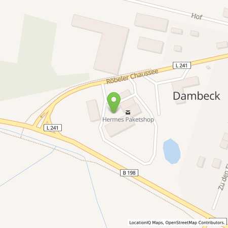Standortübersicht der Benzin-Super-Diesel Tankstelle: Shell Dambeck Roebeler Chaussee 3 in 17209, Dambeck