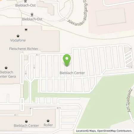 Standortübersicht der Tankstelle SB-Markttankstelle Gera Thüringer Str. in 07552 Gera