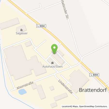 Standortübersicht der Benzin-Super-Diesel Tankstelle: Sprint Brattendorf Schleusinger Str. in 98673, Brattendorf