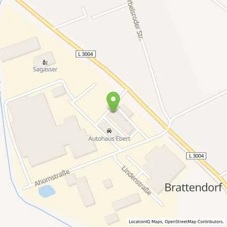 Standortübersicht der Tankstelle Sprint Brattendorf Schleusinger Str. in 98673 Brattendorf