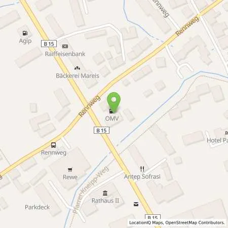 Standortübersicht der Tankstelle Landshut Luitpoldstraße 34 in 84034 Landshut