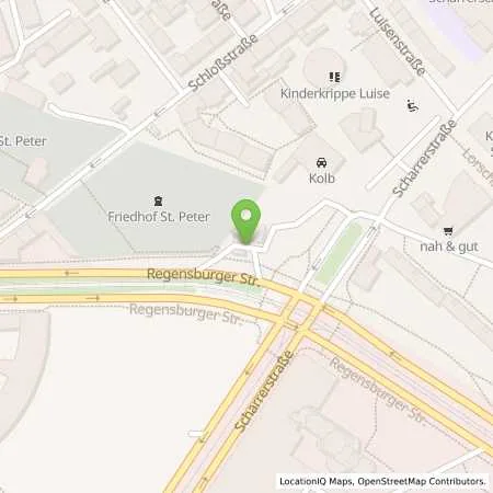 Standortübersicht der Tankstelle Nürnberg Regensburger Str. 85 in 90478 Nürnberg