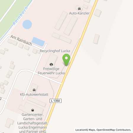 Standortübersicht der Benzin-Super-Diesel Tankstelle: Silvio Liebmann in 04613, Lucka