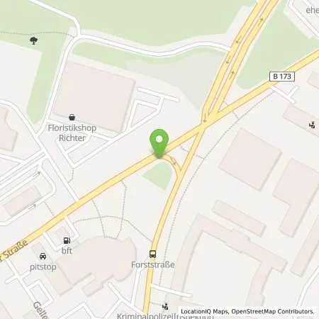 Standortübersicht der Tankstelle Bft Tankstelle Motor Elektrik in 09130 Chemnitz