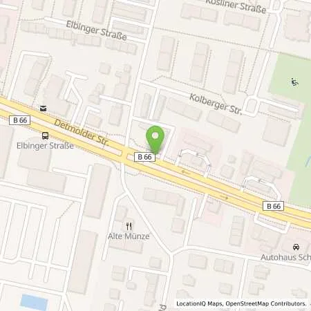 Standortübersicht der Tankstelle star Tankstelle in 33605 Bielefeld