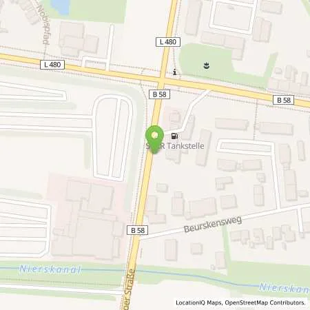 Standortübersicht der Tankstelle star Tankstelle in 47608 Geldern