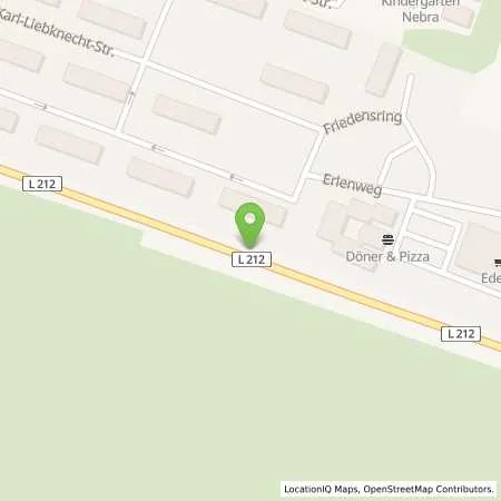 Standortübersicht der Tankstelle star Tankstelle in 06642 Nebra