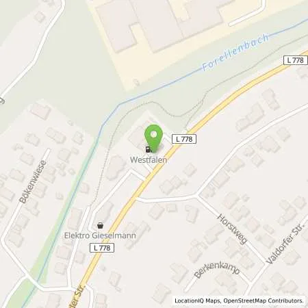 Standortübersicht der Tankstelle Michael Dirker in 32602 Vlotho