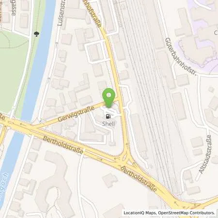 Standortübersicht der Tankstelle Shell Villingen-Schwenningen Gerwigstr. 8 in 78050 Villingen-Schwenningen