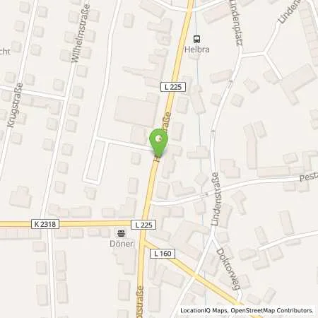 Standortübersicht der Tankstelle star Tankstelle in 06311 Helbra