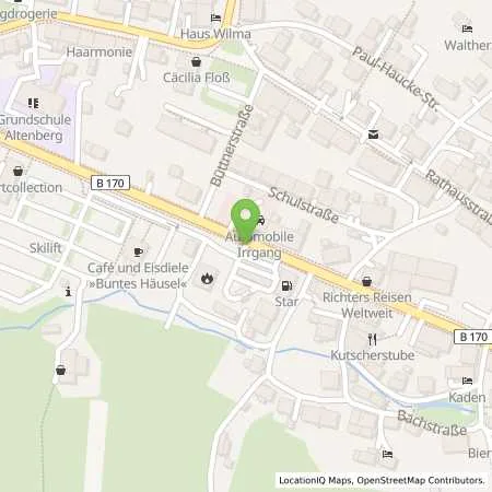 Standortübersicht der Tankstelle star Tankstelle in 01773 Altenberg