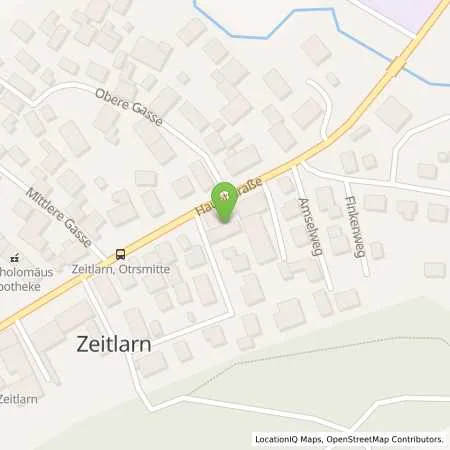 Standortübersicht der Tankstelle AVIA Tankstelle in 93197 Zeitlarn