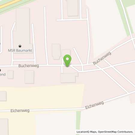 Standortübersicht der Benzin-Super-Diesel Tankstelle: Raiffeisen Tankstelle Berga in 06536, Berga