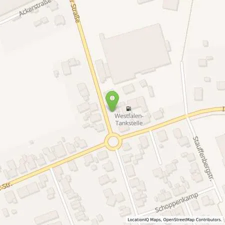 Standortübersicht der Tankstelle Ronnie de Silva in 48282 Emsdetten