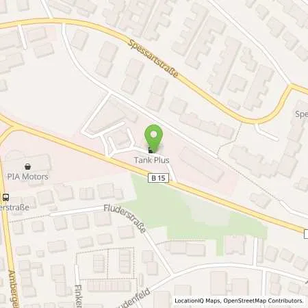 Standortübersicht der Tankstelle Tank Plus Tankstelle in 93059 Regensburg