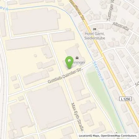 Standortübersicht der Tankstelle Auto Deininger GmbH&Co.KG in 72622 Nürtingen