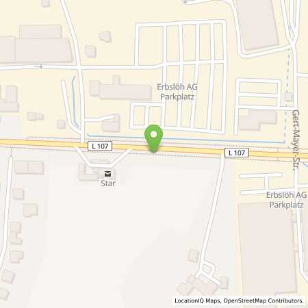 Standortübersicht der Benzin-Super-Diesel Tankstelle: star Tankstelle in 42553, Velbert