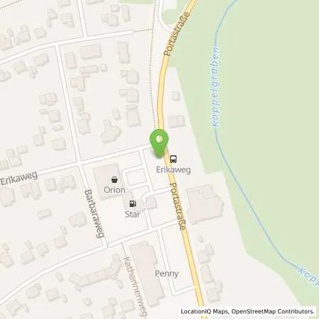 Standortübersicht der Tankstelle star Tankstelle in 32429 Minden