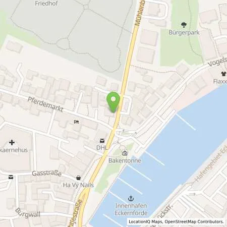 Standortübersicht der Tankstelle star Tankstelle in 24340 Eckernförde