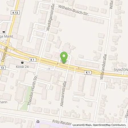 Standortübersicht der Tankstelle star Tankstelle in 33604 Bielefeld