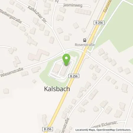 Standortübersicht der Tankstelle Jaeger Marienheide in 51709 Marienheide