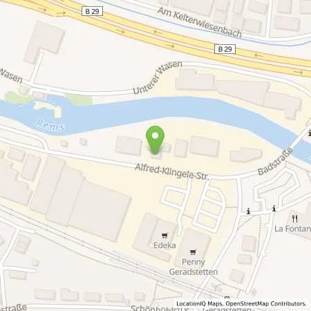 Standortübersicht der Tankstelle OIL! Tankstelle Remshalden in 73630 Remshalden