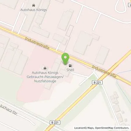 Standortübersicht der Tankstelle Shell Heinsberg Industriestr. 49 in 52525 Heinsberg