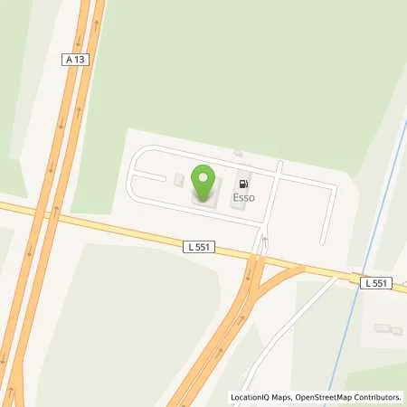 Standortübersicht der Tankstelle Esso Tankstelle in 01998 KLETTWITZ