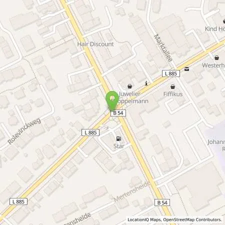 Standortübersicht der Tankstelle star Tankstelle in 48165 Münster