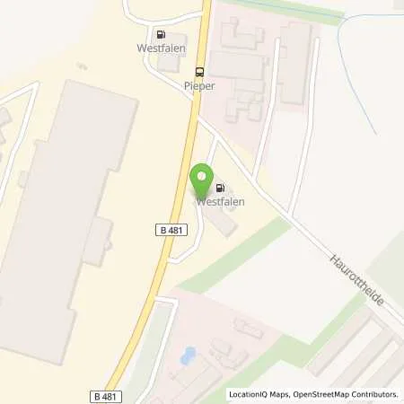 Standortübersicht der Tankstelle Volker Happe in 48157 Münster