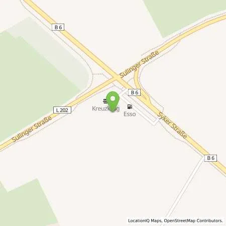 Standortübersicht der Tankstelle Esso Tankstelle in 27305 BRUCHHAUSEN-VILSEN