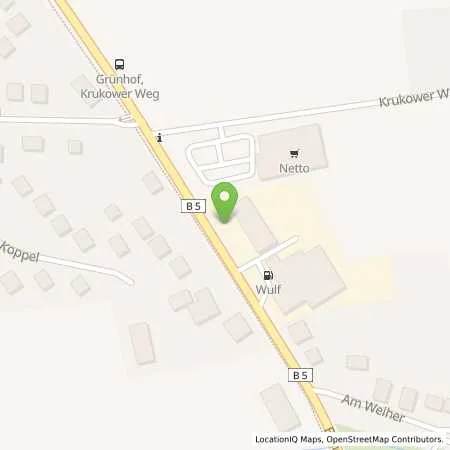 Standortübersicht der Tankstelle Herbert Wulf GmbH in 21502 Geesthacht