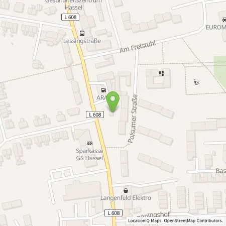 Standortübersicht der Tankstelle Aral Tankstelle in 45896 Gelsenkirchen